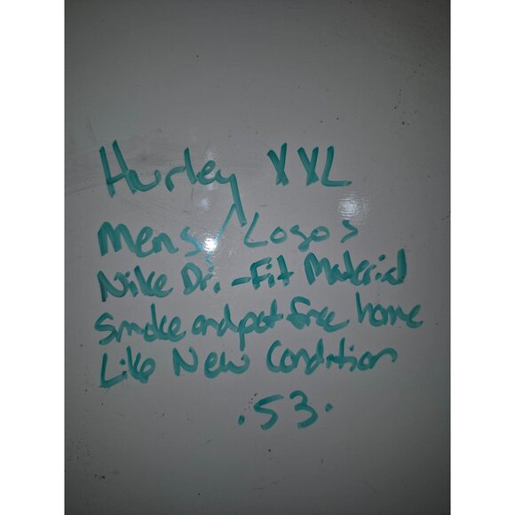 Hurley Mens Gray Short Sleeve Button-Up Shirt XXL Cotton Blend - Picture 10 of 10